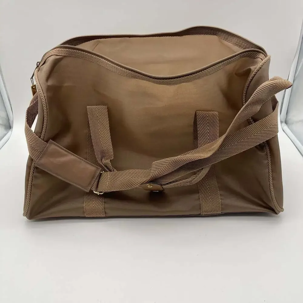 Vintage Pierre Cardin‎ Butterscotch Travel Duffle Carry-On Bag